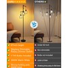Lightdot 67" Dimmable Floor Lamp for Living Room, Farmhouse 3-Light