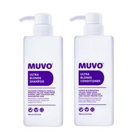 MUVO Ultra Blonde Shampoo and Conditioner 500ml Bundle