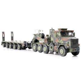 Panzerkampf | 1:72 Scale Model Military Diecast | M1070 Heavy Equipment Transporter - Camouflage Color | Model 12206PA