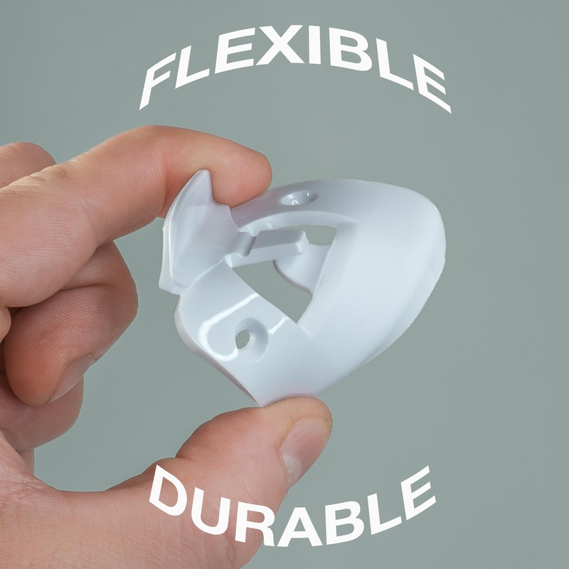 BrainExploder Door Silencer Strike Plate - Flexible, Noise Eliminating Fix
