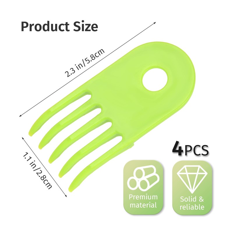 4pcs Vegetable Chopper Cleaning Tool Fork, Salad Onion Chopper Cleaning