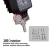 Willpower LED Headlight Offroad 2 Pieces 10 cm 4 Inch