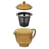 Akebono Sangyo TW-3772 Light and Unbreakable Coffee Teapot, Behind, L