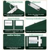 BVSSX 3 Ring Binder with Clipboard,2 Inch Binders with Notepad&5