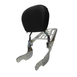 Contoured - Sissy Bar Backrest & Luggage Rack for Victory Vegas/Kingpin
