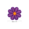 MECCANIXITY Flower Iron-on Patches Embroidered Sew Flower Patch Appliques Repair