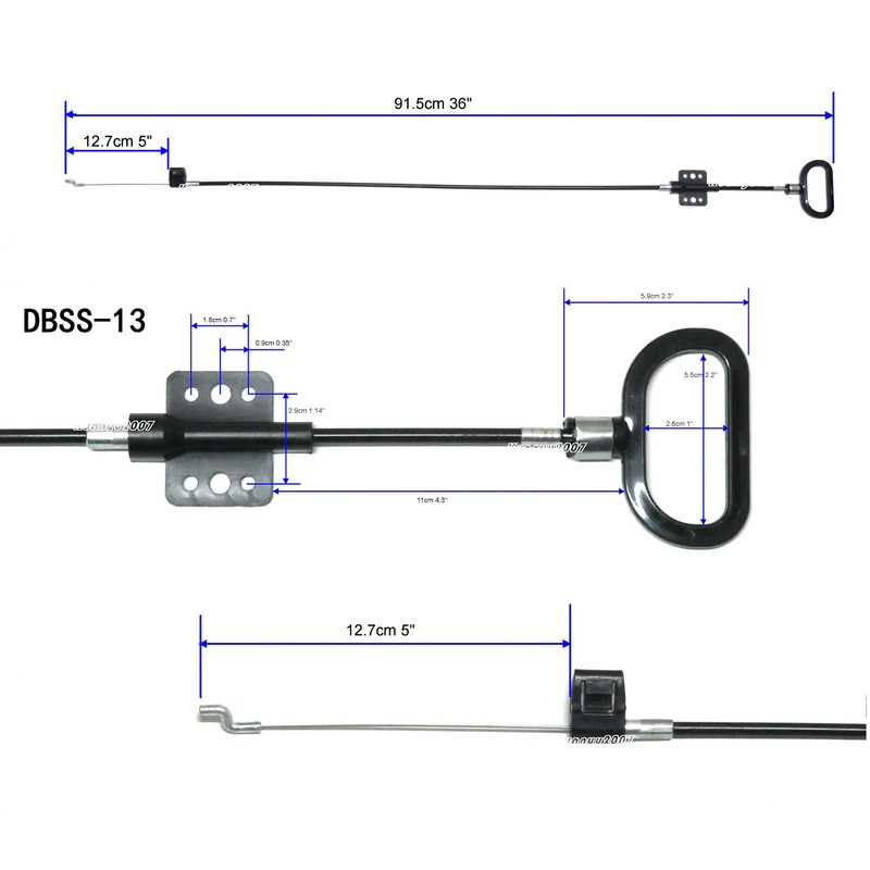 KUANYUOO Recliner Sofa and Reclined Chair Replacement Cable D Handle