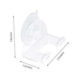 KOMBIUDA 2pcs Suction Cup Razor Holder for Men Bath Razor Strong Grip Razor Rack Shaver Hanger