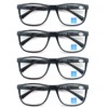 OLOMEE Reading Glasses Men Blue Light Blocking Large Oversized Wide