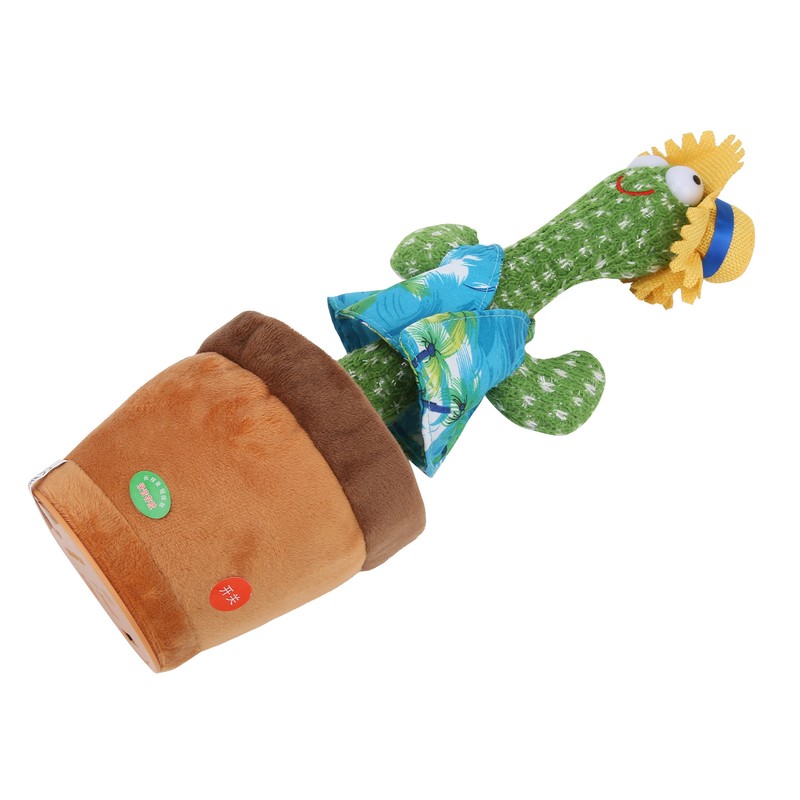 Cactus Plush Toy Multifunction Electronic Cacti Plaything Singing and Dancing