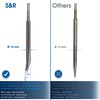 S&R Tile Chisel SDS-Plus 250 x 40 mm/Made in Germany/Curved
