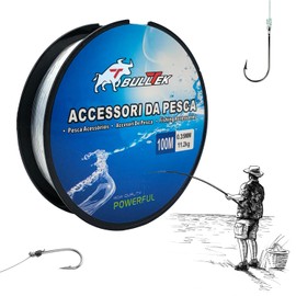 Nylon Fishing Line - 100M - 0.35mm - 11.2kg - Monofilament Fishing Line Spool - Tear-resistant Transparent for Sea River Lake Fishing Line