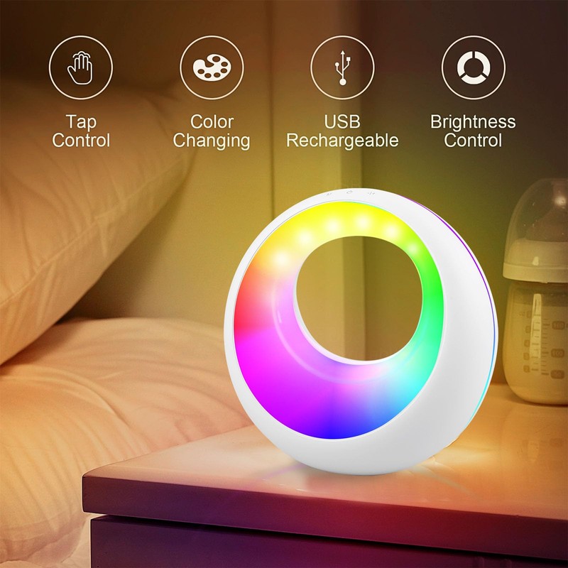 Bedside Lamp Touch Dimmable, Table Lamp Touch Dimmable with Remote