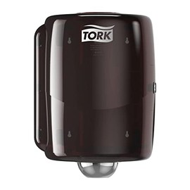 Tork Centerfeed Roll Dispenser Red and Smoke W2, High Capacity, Performance Range, 653028