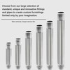 GeilSpace 3/4" x 14" Stainless Steel Pipe, 304 Pipe Nipple