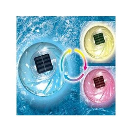 Swimline Hydrotools 6" Floating Solar Light Pink Pool Pond Water Light Decor