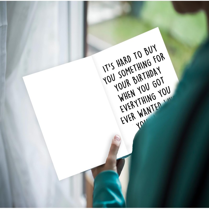 YiKaLus Naughty Birthday Card for Him Her