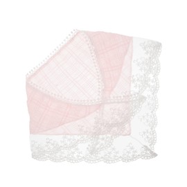 OATIPHO Triangle Turban Headband Headbands Retro Hair Scarf Lace Vintage Headscarf Hair Scarf for Women Retro Headscarf Triangular Bandana Long Neckerchief Lace Bandana Pink Polyester