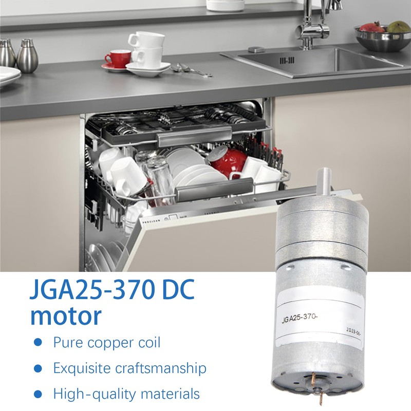 Small DC Motor, Handmade Projects Geared Engine, High Torque DC