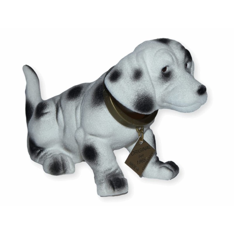RAKSO Dalmatian Bobble Dog Figurine, Height 11 cm, Small Decorative