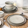 GBHOME Ceramic Dinnerware Sets for 4, 12 Pieces Stoneware Plates