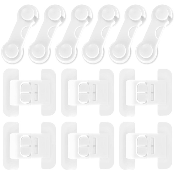 12 Child Safety Cabinet Drawers: 6 Drawer Locks Baby &