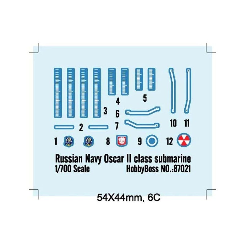 Hobby Boss Russian Navy Oscar II Class Submarine Boat Model