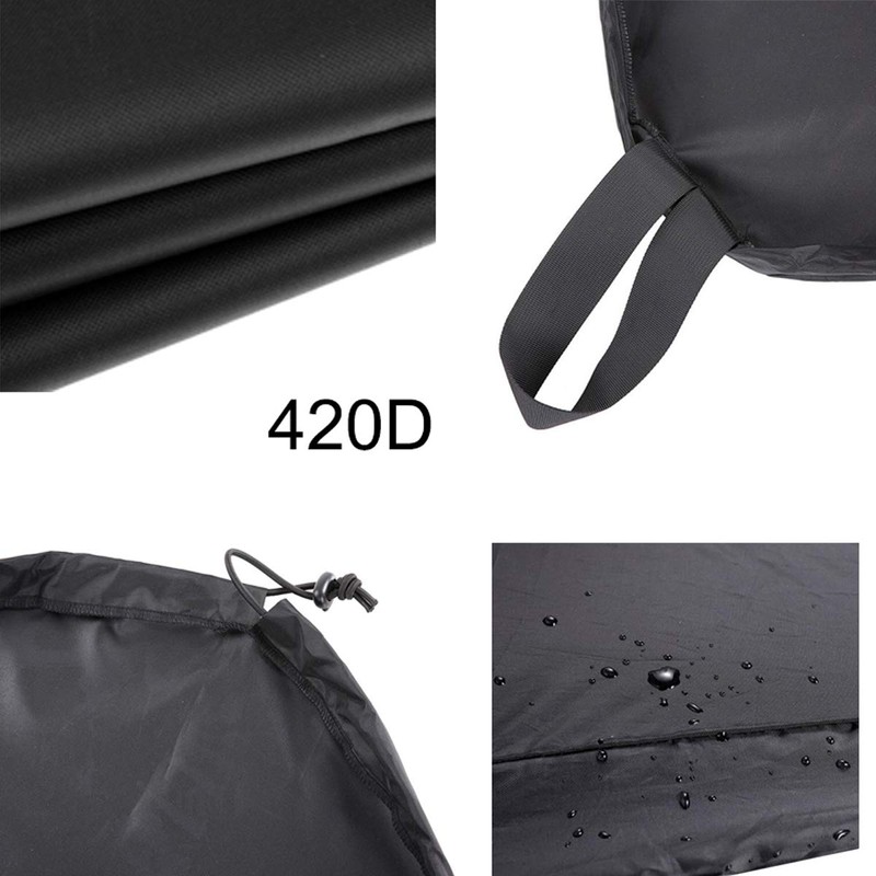 XL138.5x70cm/54x27inch Kayak Cockpit Cover 420D Waterproof Blocking Kayak Cover for