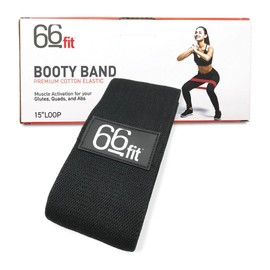 66fit Booty Band Loop - Premium Cotton Elasticated Exercise Band