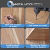 Jamiikury 16pcs Locking Shelf Pins – 6.9mm Cabinet Shelf Pegs,