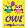 owl KIDS SUNGLASSES TURQUOISE POLARIZED DARK LENS PROTECT CHILD'S EYES