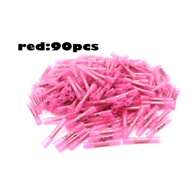 FGen 210pcs Heat Shrinkable Terminals, Crimp Wire Connectors, Waterproof Insulated