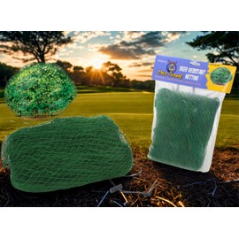 Deer-Terrent Deer Netting – 3 Pack Heavy Duty Bird Netting, Chicken Coop, Fruit Trees, Plants, Plastic Fence, Bird Screen, Outdoor Cover, Garden Protection, Net Material, Plant Barrier (8'x8')
