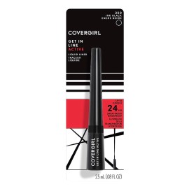 Covergirl Get In Line Active Liquid Liner, 350 Ink Black, 2 Pack
