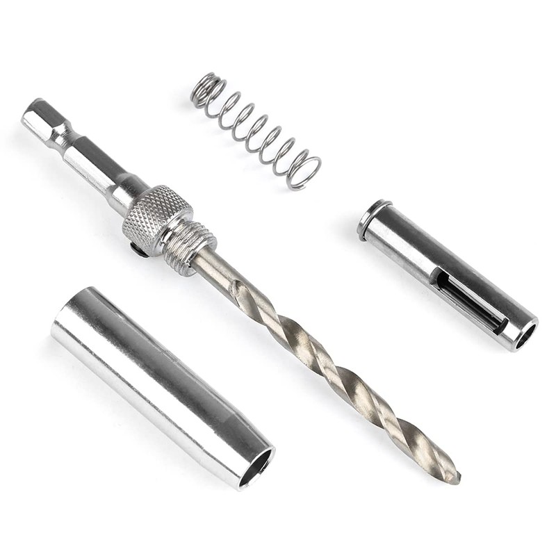 4PCS High Speed Steel Self Centering Hinge Pilot Hole Drill