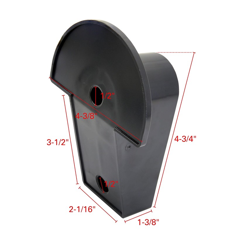 Extreme Max 5001.5811 Minimalist Wall-Mount Helmet Hanger - 2 Count