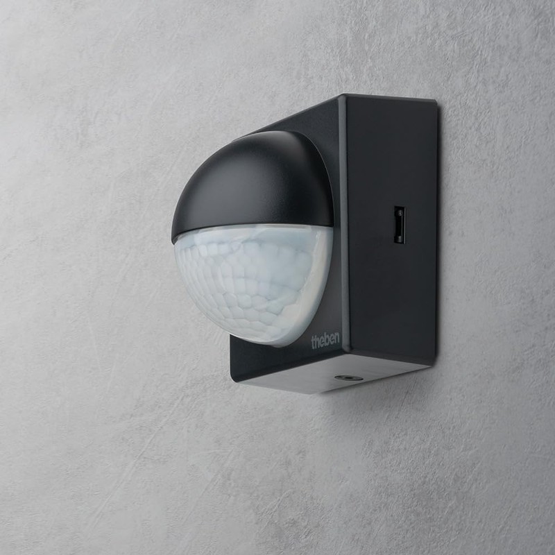 Theben 1010201 theLuxa R180 BK - 180° Passive Infrared (PIR)