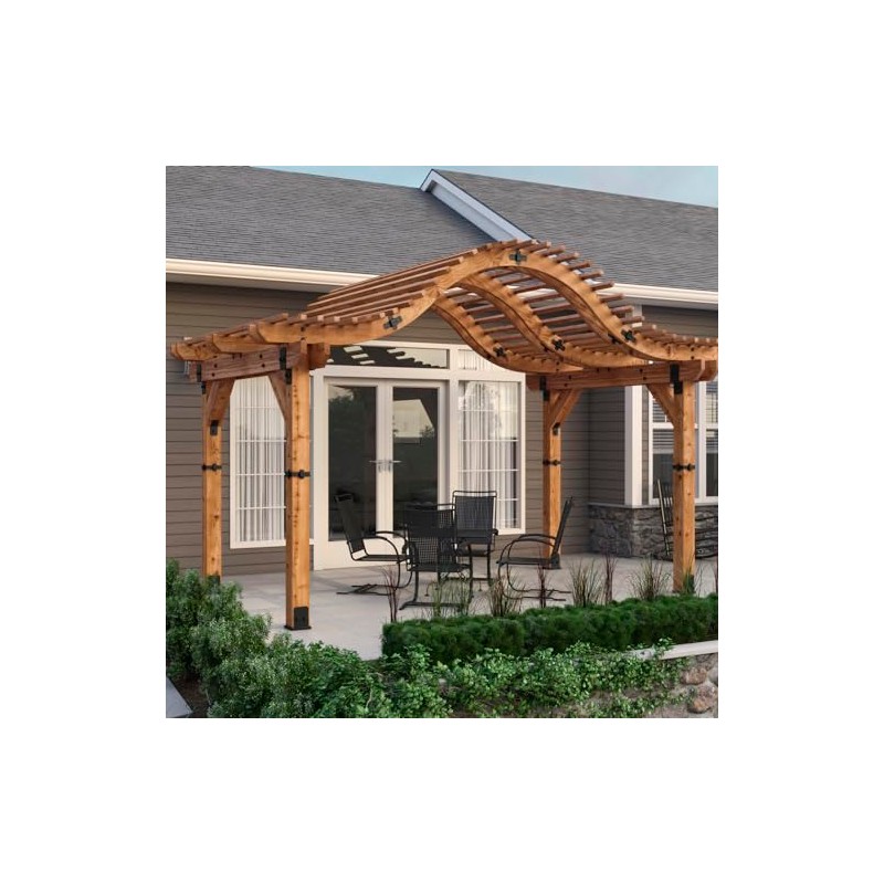 Ozco Ironwood Lite 8x8 Post Base Kit, Includes 1 Post