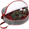 Ram® Grey Waterproof Wreath Storage Bag With Zip Waterproof Wreath