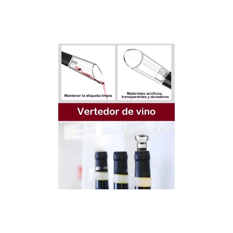Sacacorchos, Saca Corchos Para Vino Y Descorchador De Vino,