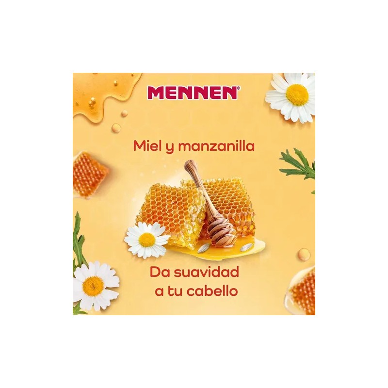 Shampoo Protección Y Suavidad Miel Manzanilla 700ml Mennen