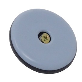 SBS Teflon Furniture Slide Floor Protectors Round Screwing Set of 16 Diameter 50 MM Thickness 5 MM