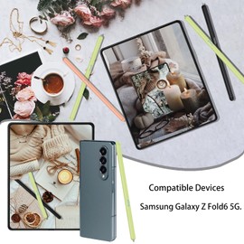 Mingxiong Galaxy Z Fold6 S Pen Fold Edition for Galaxy Z Fold6 5G with Free Pen Tips/Nibs, Green