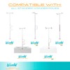 Stander Wonder Pole Bin Accessory Pack, Storage Bin Accessory with