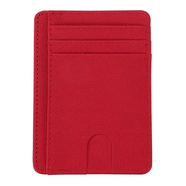 PATIKIL Minimalist Slim Wallet, Leather Front Pocket RFID Blocking Wallet