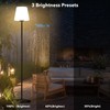 Outdoor Floor Lamp, 100% Solar Powered Floor Lamp for Patio