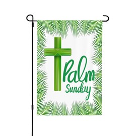 Palm Sunday Garden Flags 12.5 * 18 In For Outdoors Decoration
