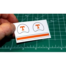 Tennessee Volunteers Vols *DIECUT DECALS ONLY* Mini Football Gumball Helmets OPI