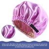 CHKYWAIY 2PCS Silk Bonnet for Sleeping Satin Hair Bonnet Double