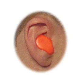 Mack's Kids Earplug Soft Moldable Silicone Putty Safe Waterproof Orange 6 Pair